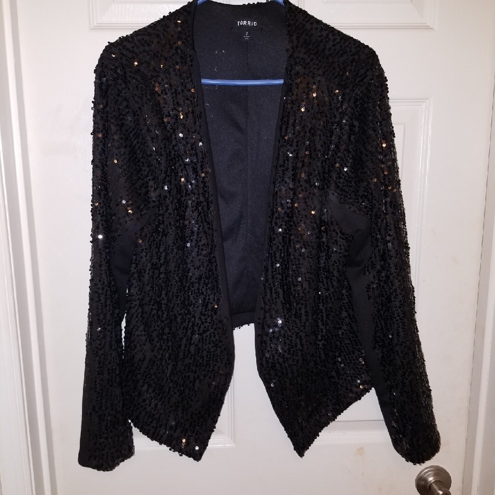 Torrid sequin jacket